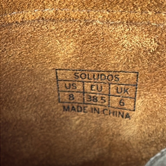 Soludos Brown Suede Ankle Boots - Picture 6 of 7